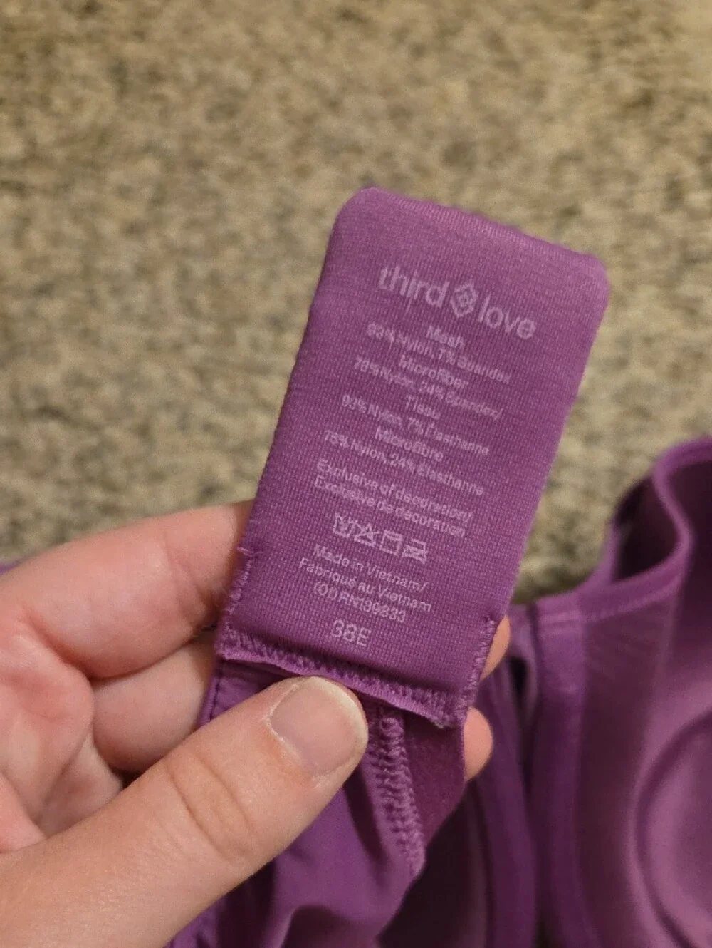 ThirdLove Purple Molded Underwire Bra